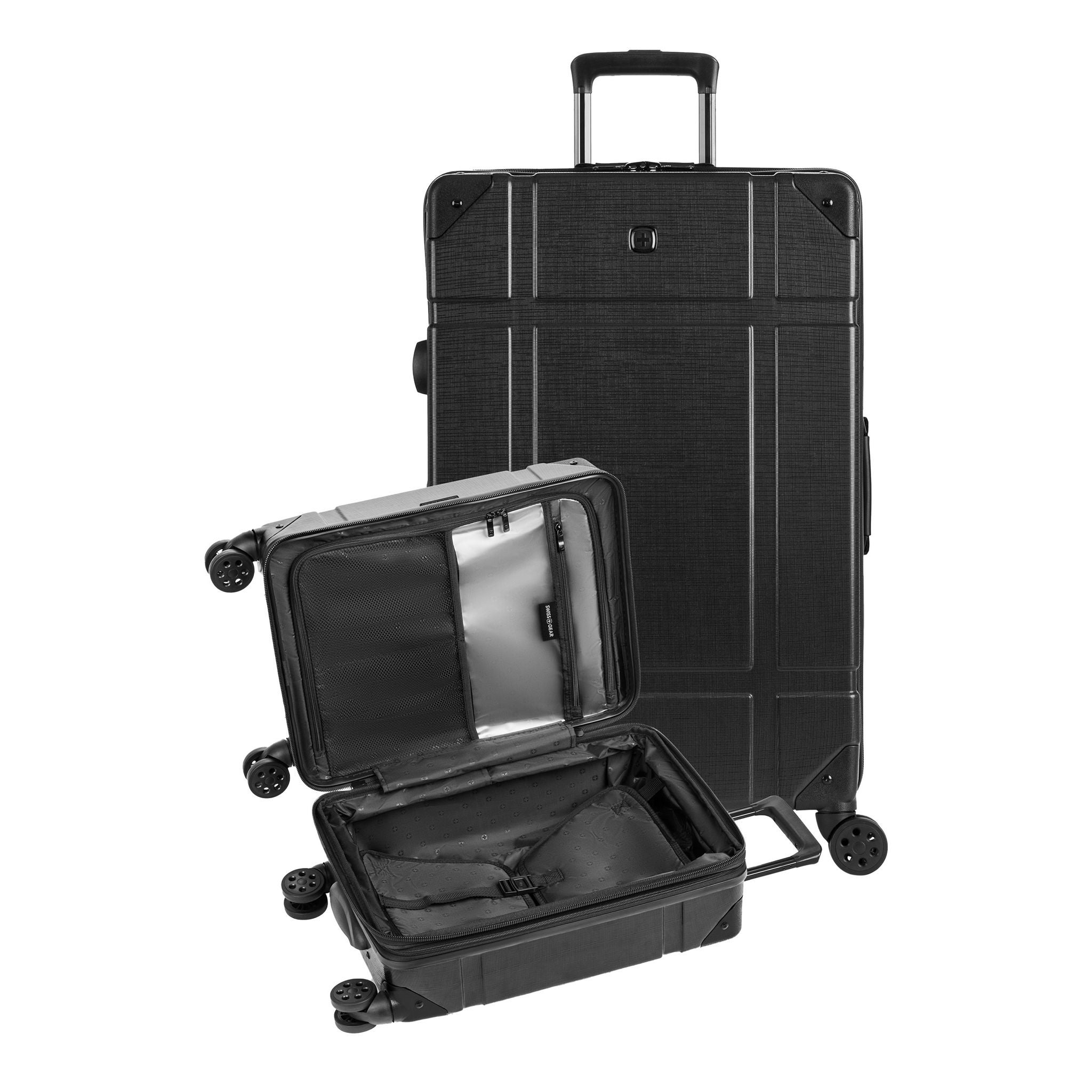 厚岸大寒＆白州NV セット Swissgear 7639 2-piece Hardside Expandable Spinner Trunk Luggage